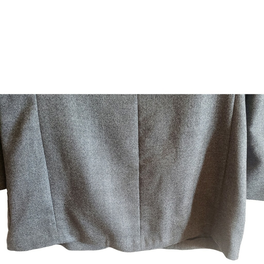 Zanetti Sport Coat Womens Cashmere Wool Career Gray Vintage Made in Italy - Picture 13 of 16